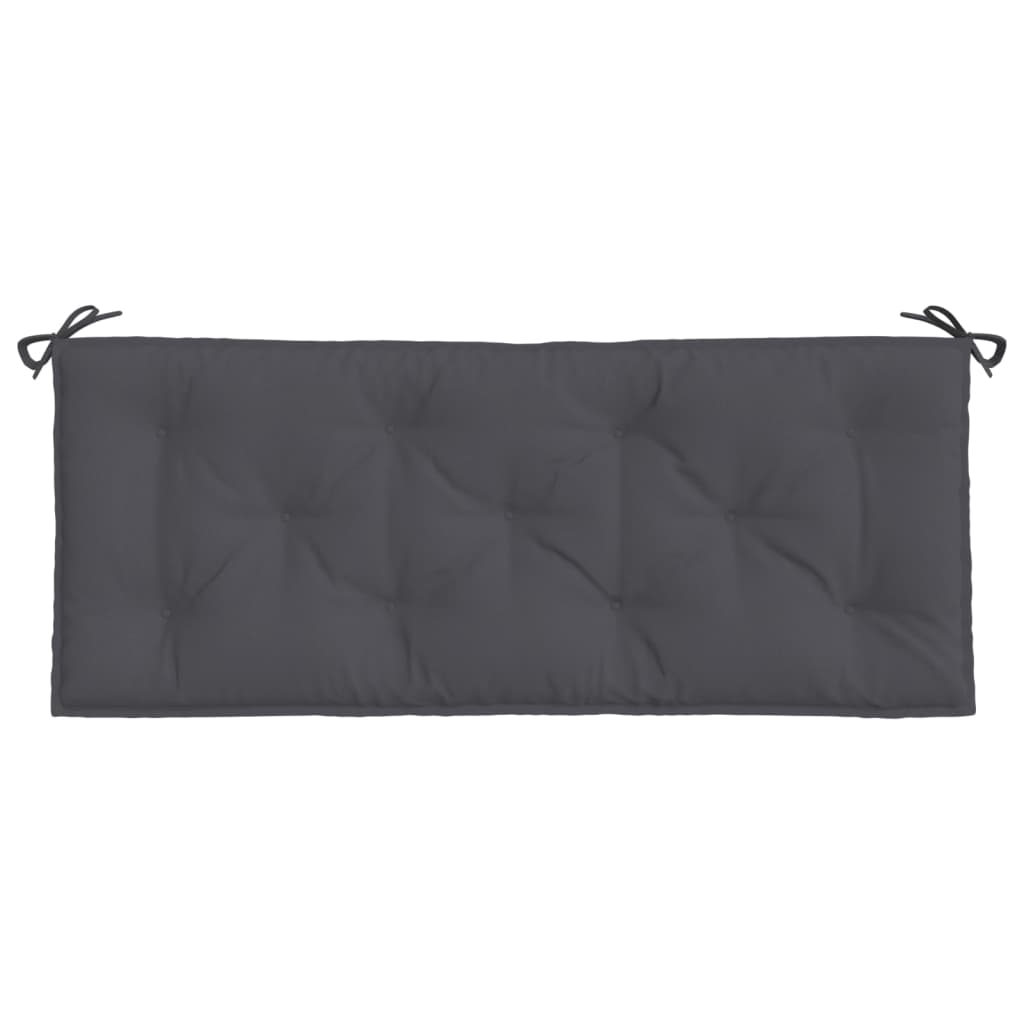 Coussin de banc de jardin anthracite 120x50x7 cm Tissu Oxford