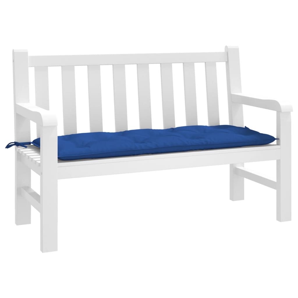 Garden Bench Cushion Blue 120x50x7 cm Oxford Fabric