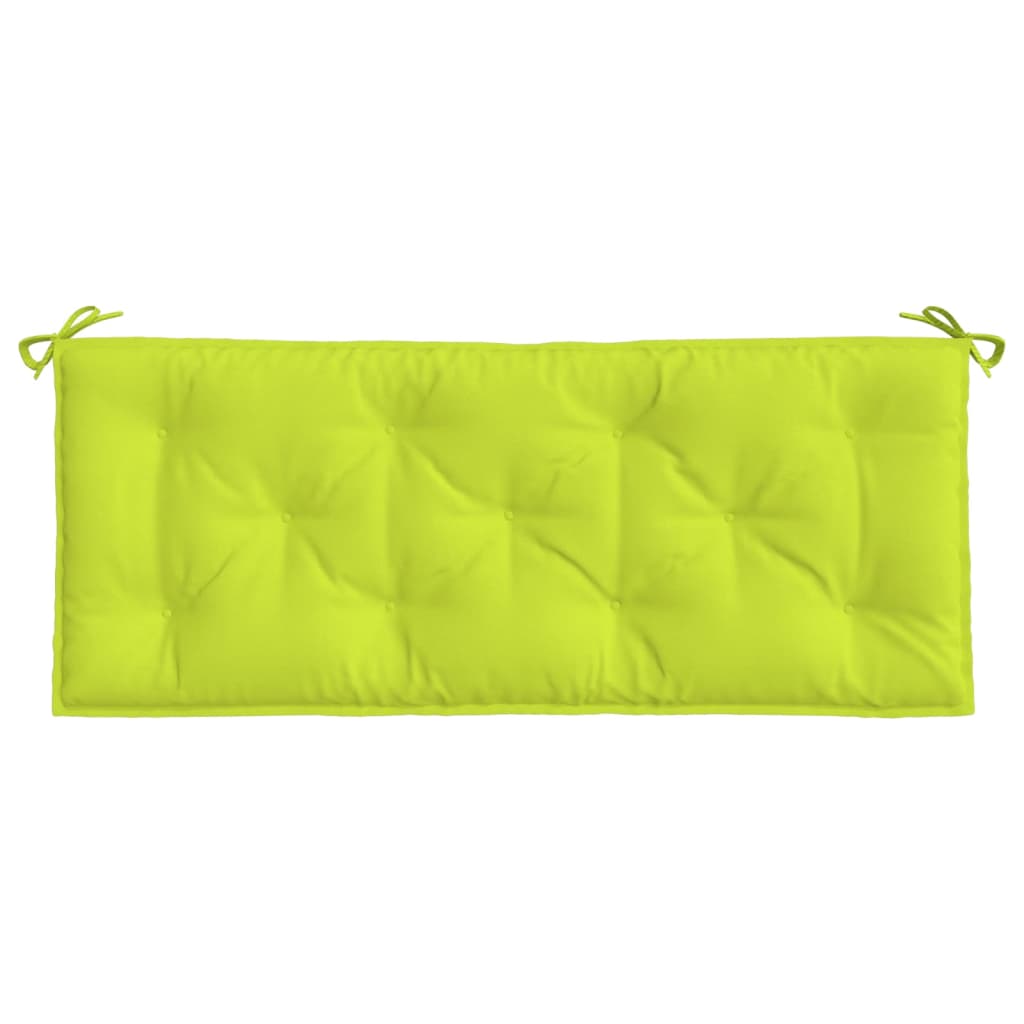 Coussin de banc de jardin vert vif 120x50x7 cm Tissu Oxford