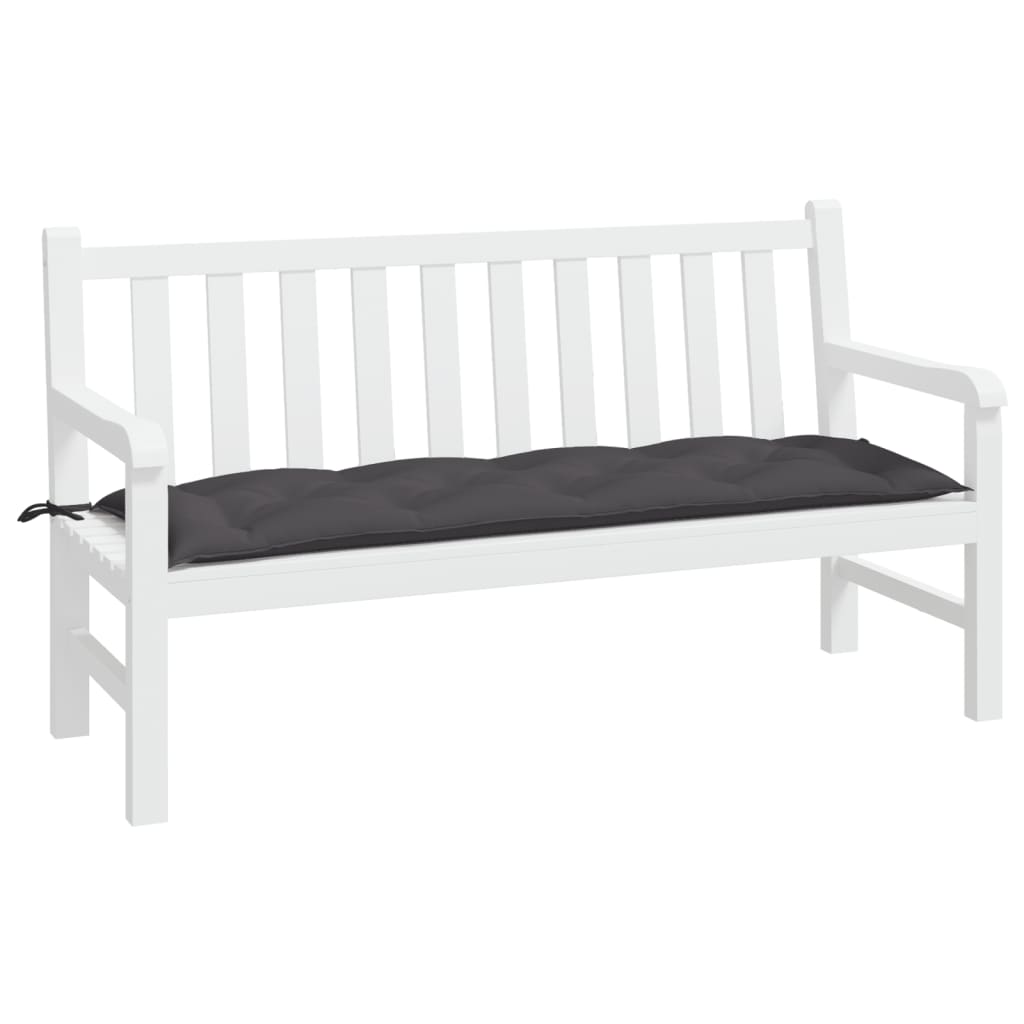 Coussin de banc de jardin anthracite 150x50x7 cm Tissu Oxford