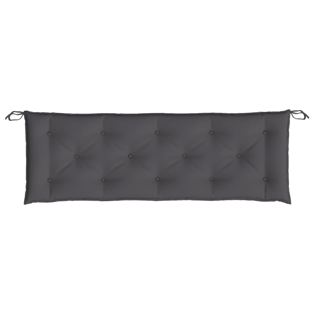 Coussin de banc de jardin anthracite 150x50x7 cm Tissu Oxford