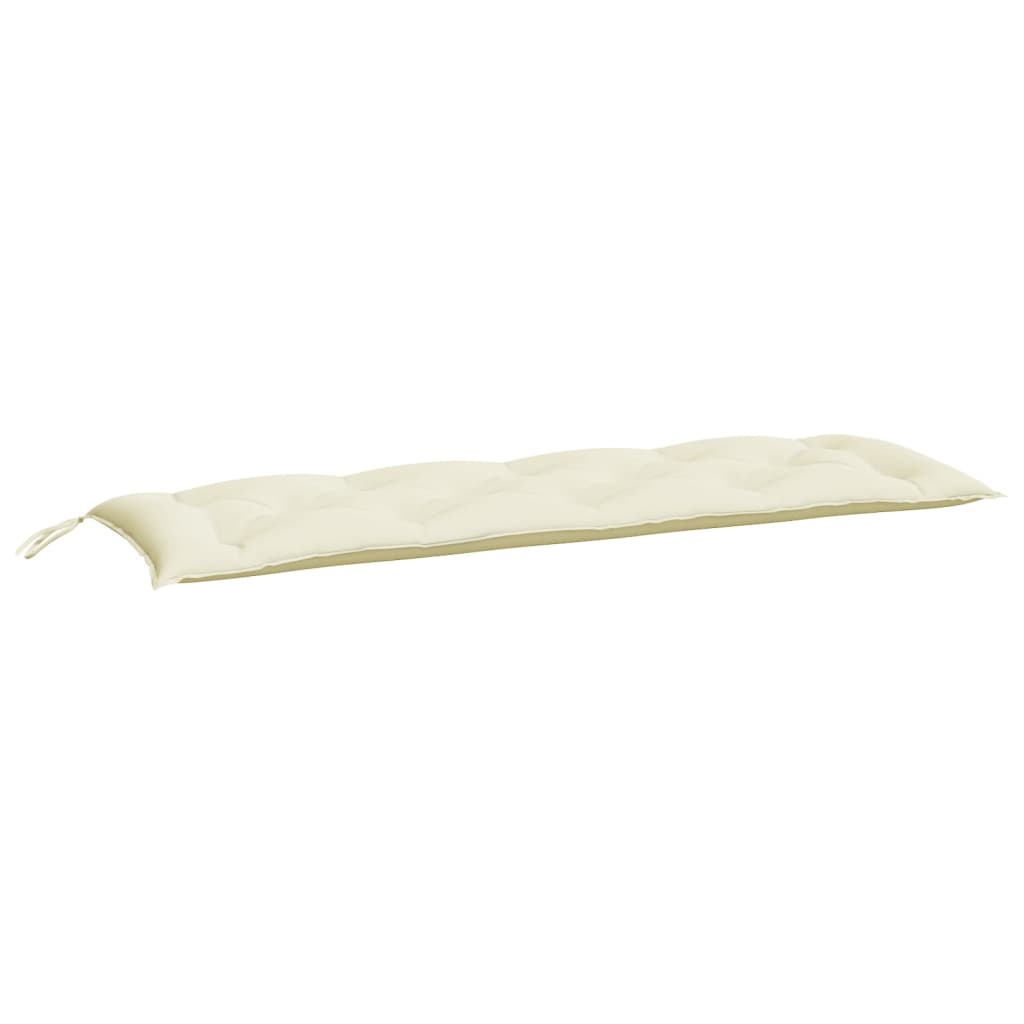 Coussin de banc de jardin Crème 150x50x7 cm Tissu Oxford