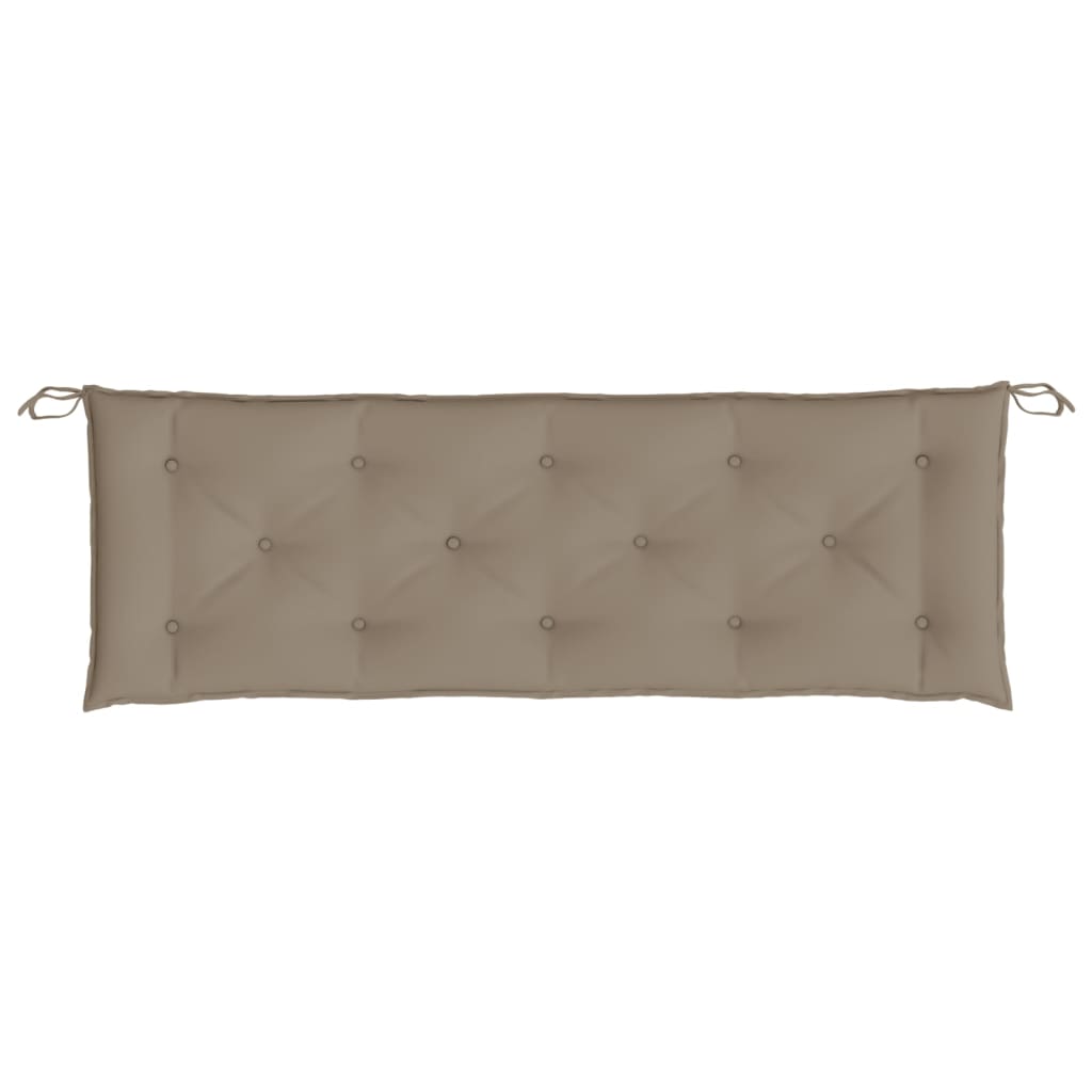 Coussin de banc de jardin Taupe 150x50x7 cm Tissu Oxford
