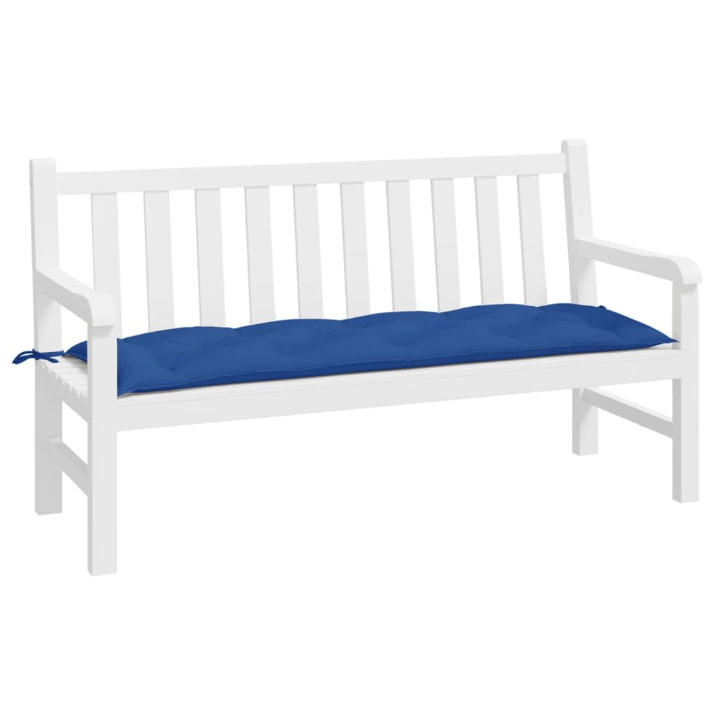 Coussin de banc de jardin bleu roi 150x50x7 cm Tissu Oxford