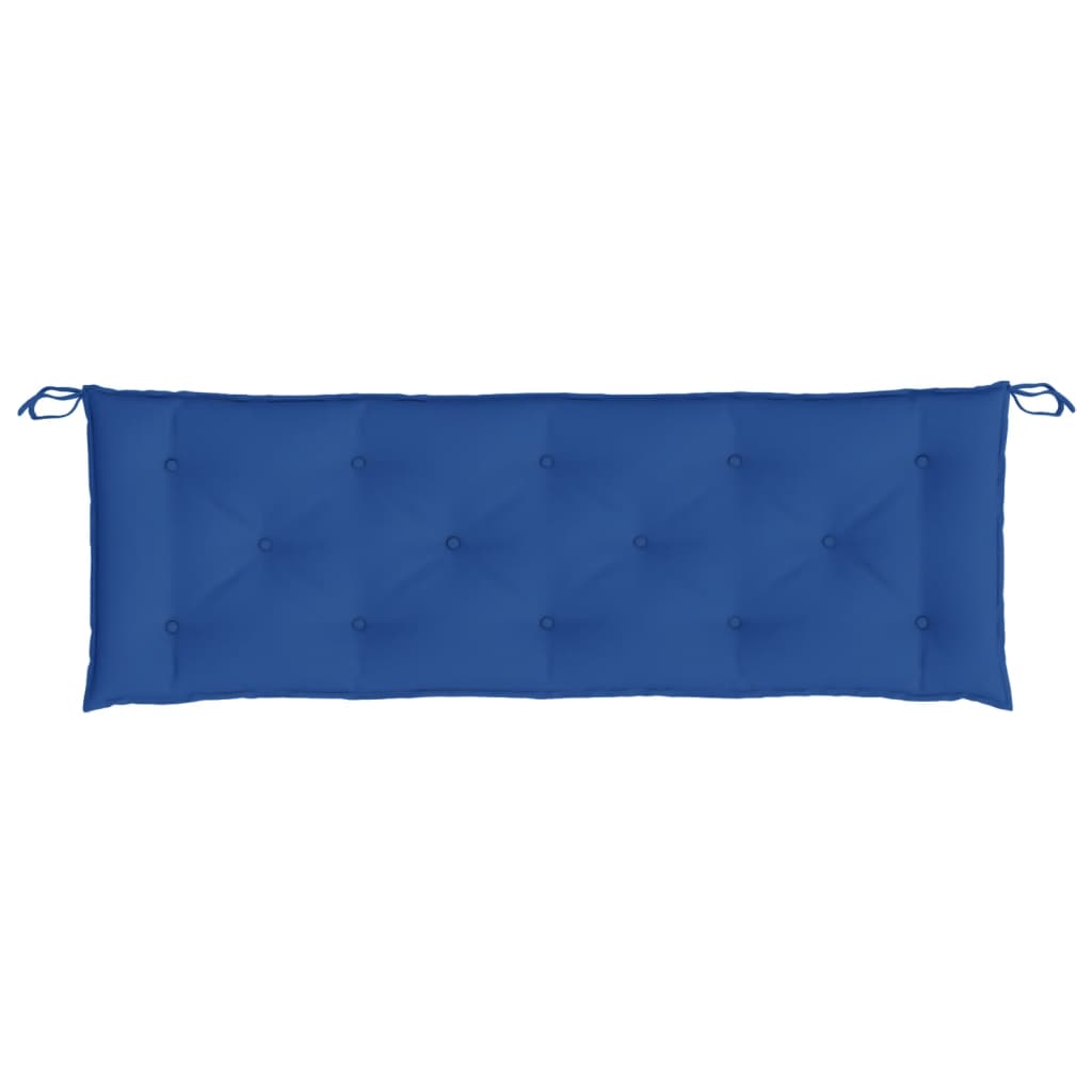 Coussin de banc de jardin bleu roi 150x50x7 cm Tissu Oxford