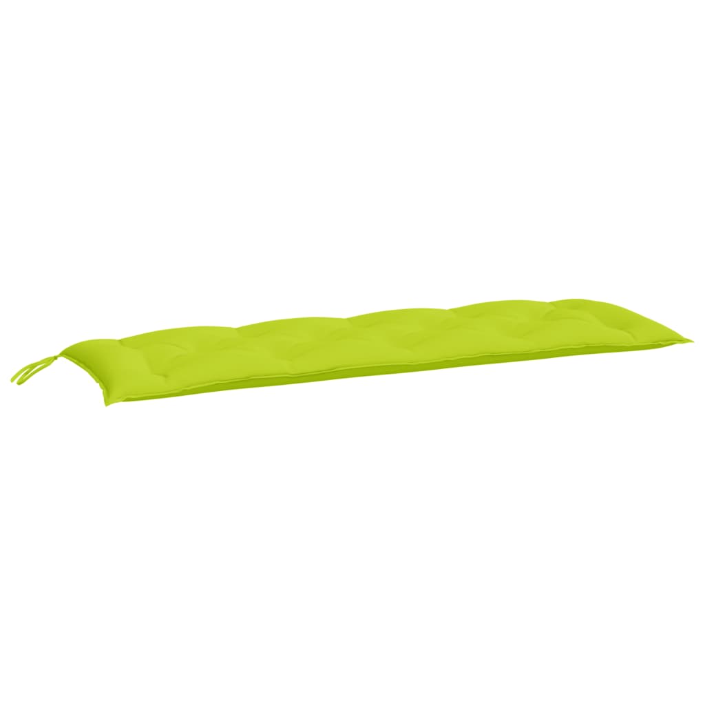 Coussin de banc de jardin vert clair 150x50x7 cm Tissu Oxford