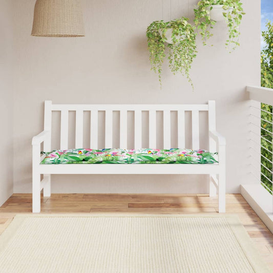 Multicolor Garden Bench Cushion 150x50x7 cm Oxford Fabric