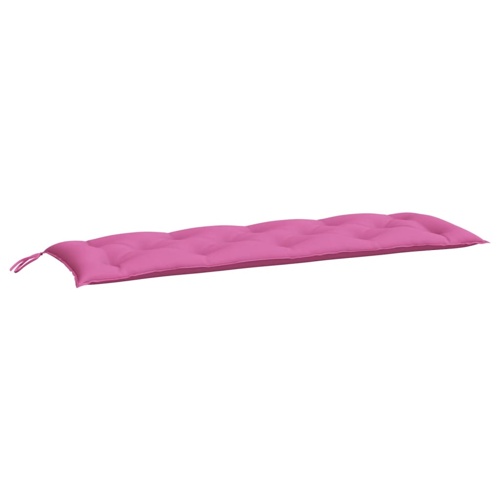 Coussin pour banc de jardin rose 150x50x7 cm en tissu Oxford