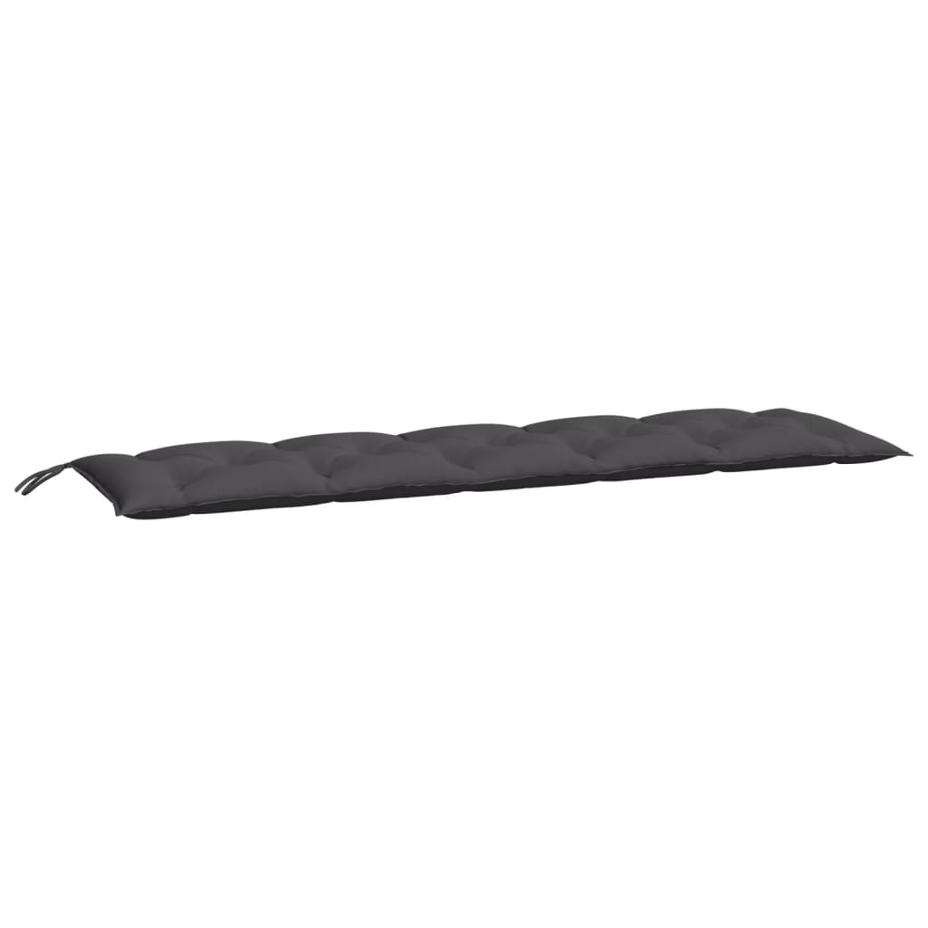 Coussin pour banc de jardin anthracite 180x50x7 cm Tissu Oxford