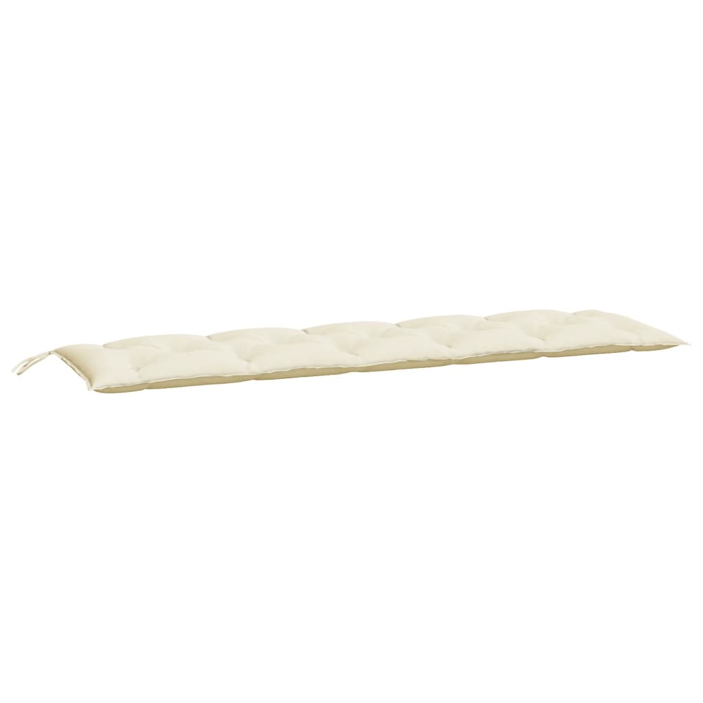 Coussin de banc de jardin Crème 180x50x7 cm Tissu Oxford