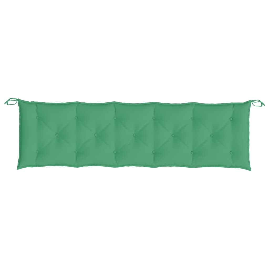 Coussin de banc de jardin vert 180x50x7 cm Tissu Oxford