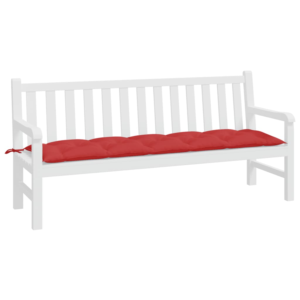 Garden Bench Cushion Red 180x50x7 cm Oxford Fabric