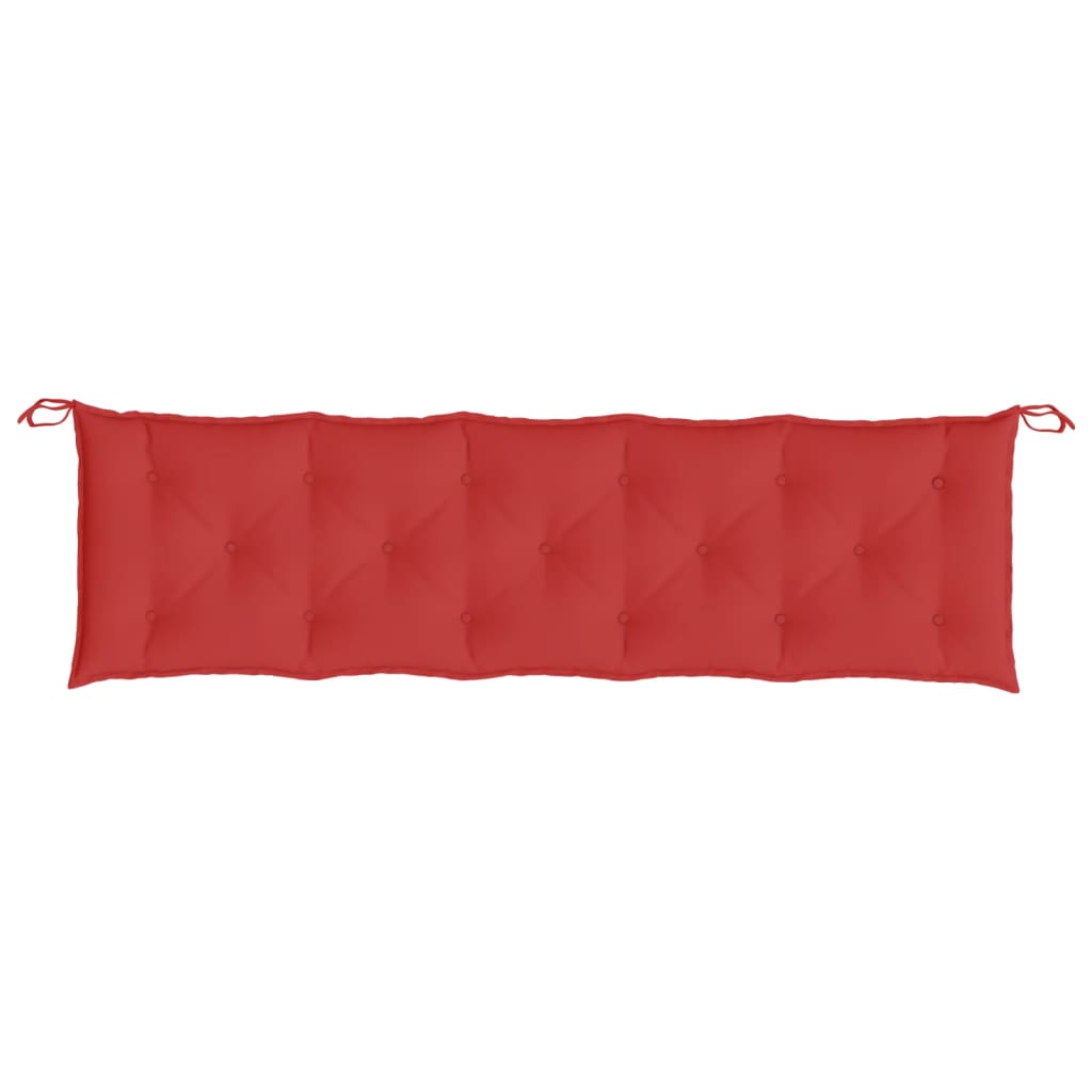Garden Bench Cushion Red 180x50x7 cm Oxford Fabric
