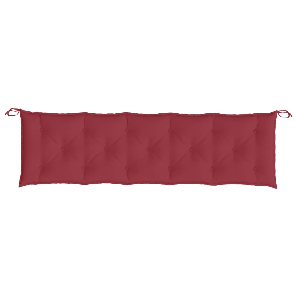 Garden Bench Cushion Wine Red 180x50x7 cm Oxford Fabric