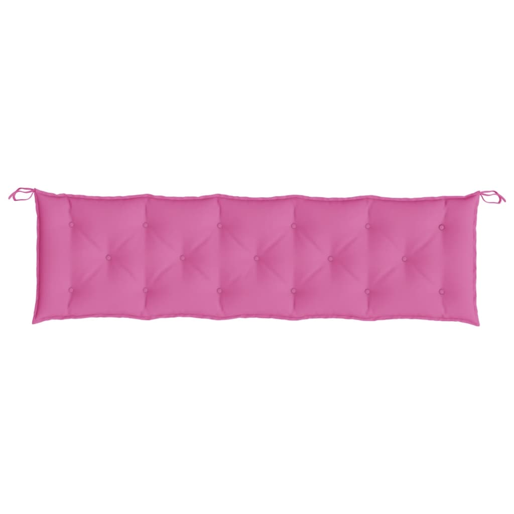 Garden Bench Cushion Pink 180x50x7 cm Oxford Fabric