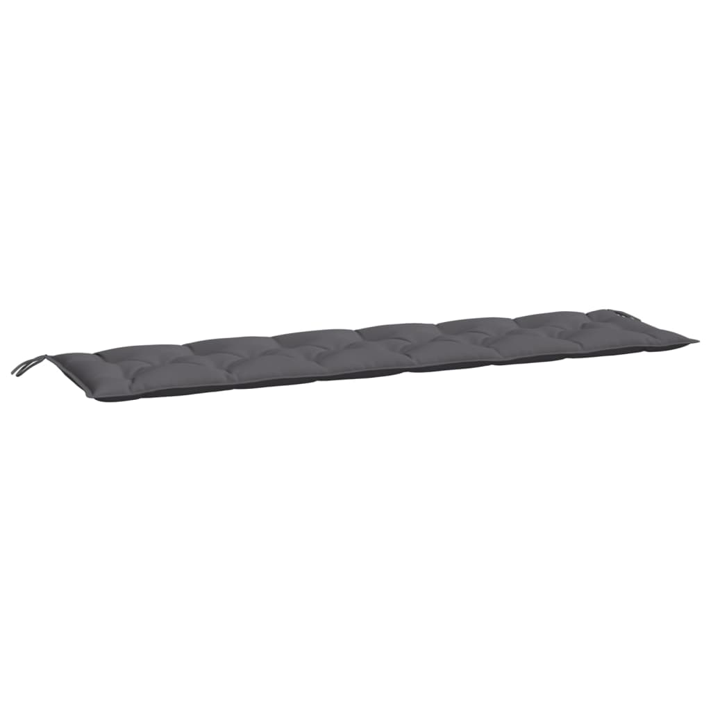 Garden bench cushion anthracite 200x50x7 cm Oxford fabric