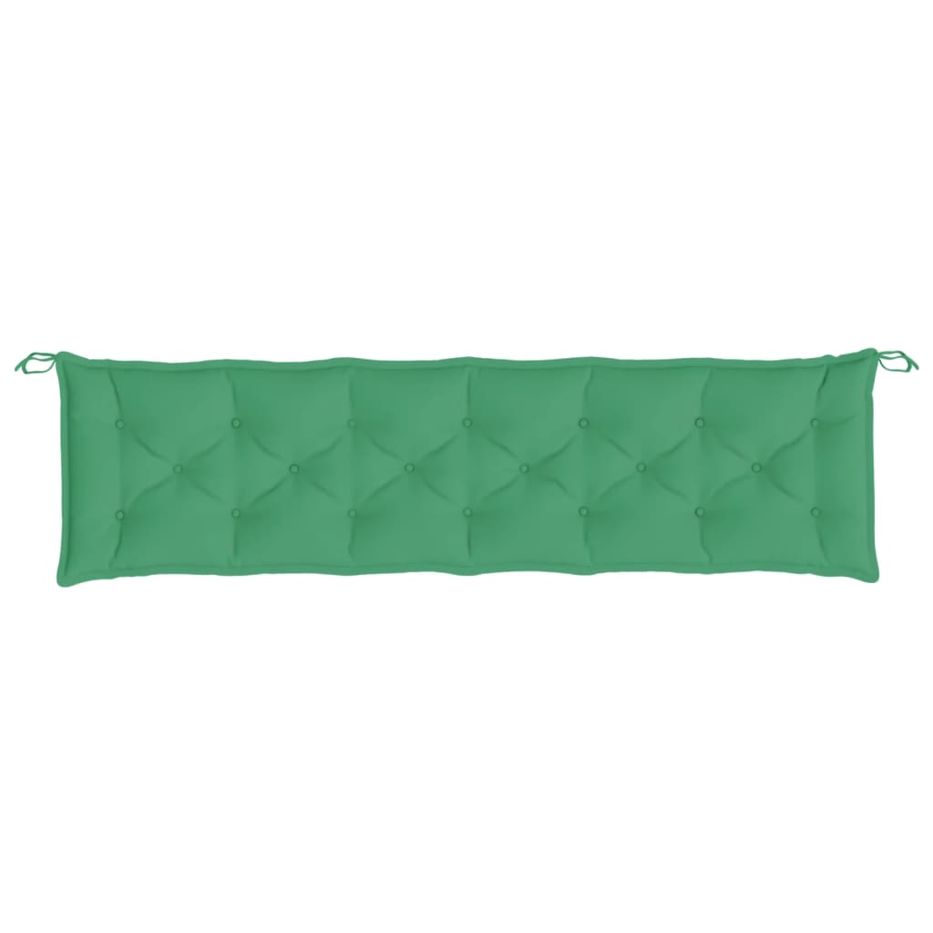 Garden Bench Cushion Green 200x50x7 cm Oxford Fabric