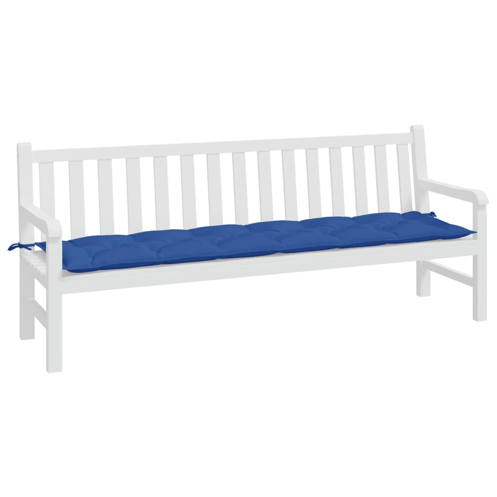 Garden Bench Cushion Royal Blue 200x50x7 cm Oxford Fabric