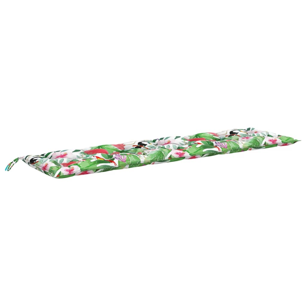 Garden Bench Cushion Multicoloured 200x50x7 cm Fabric