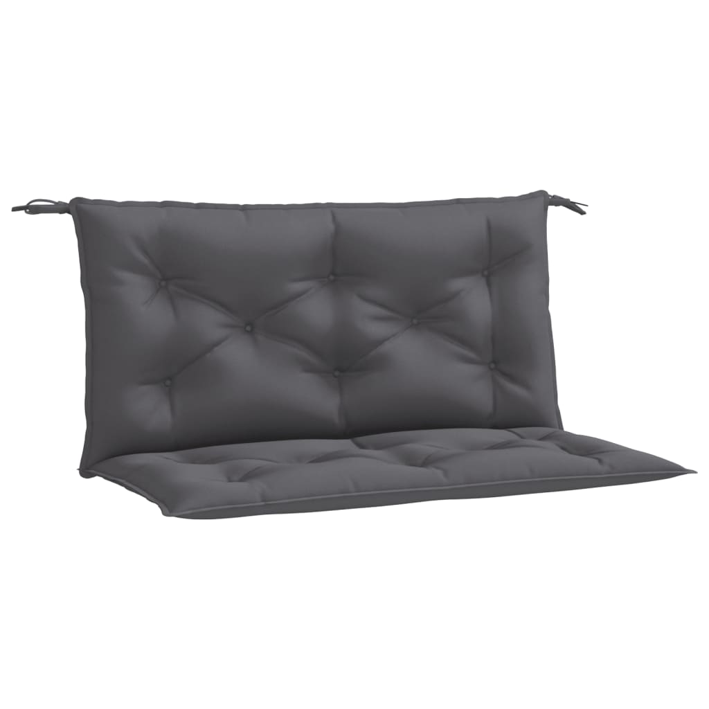 Coussins de banc de jardin 2 pcs Anthracite 100x50x7 cm Tissu Oxford