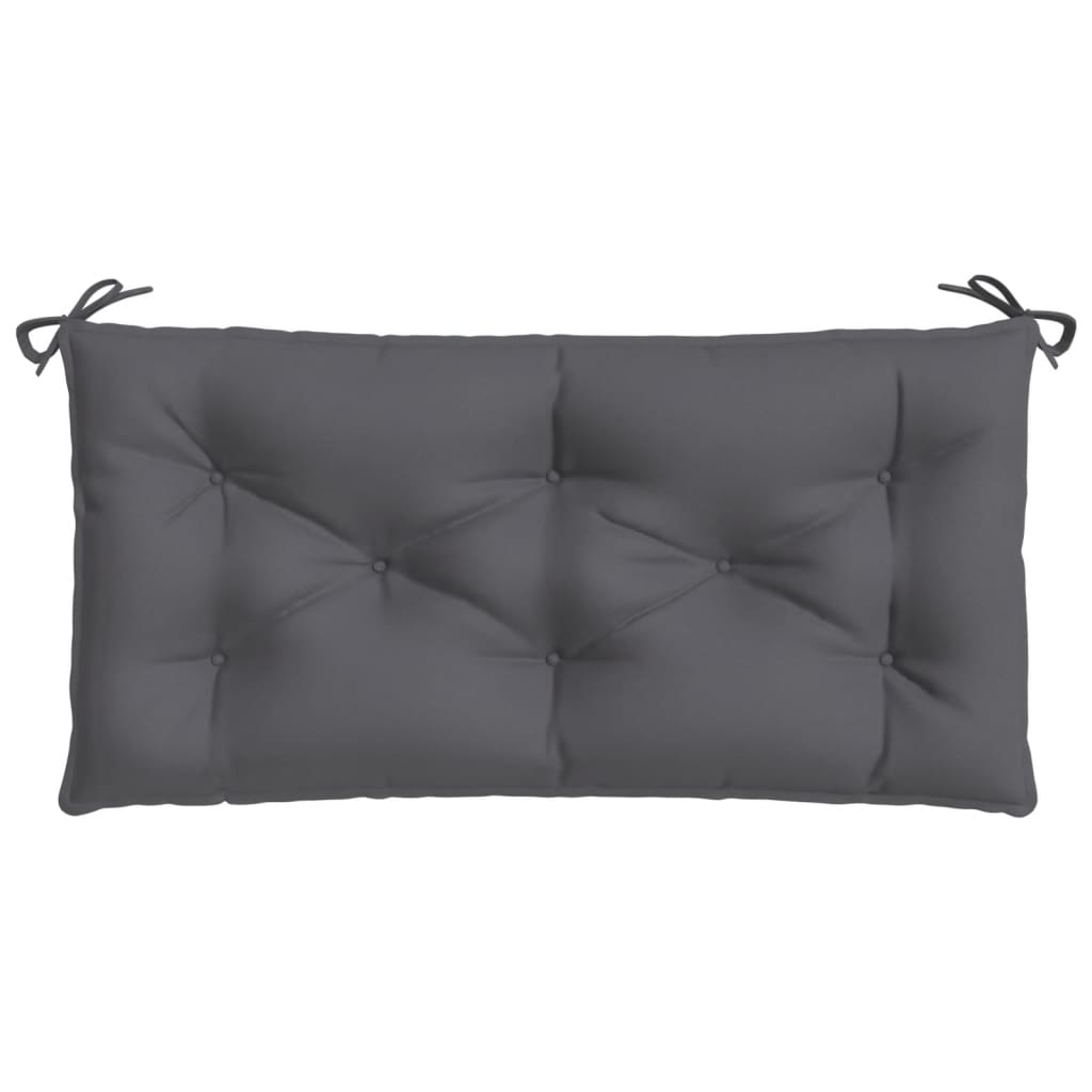 Coussins de banc de jardin 2 pcs Anthracite 100x50x7 cm Tissu Oxford