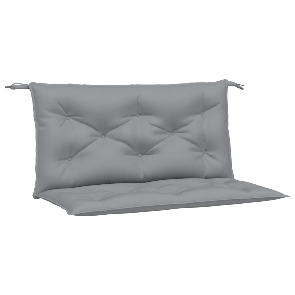 Garden bench cushions 2 pcs. Grey 100x50x7 cm Oxford fabric