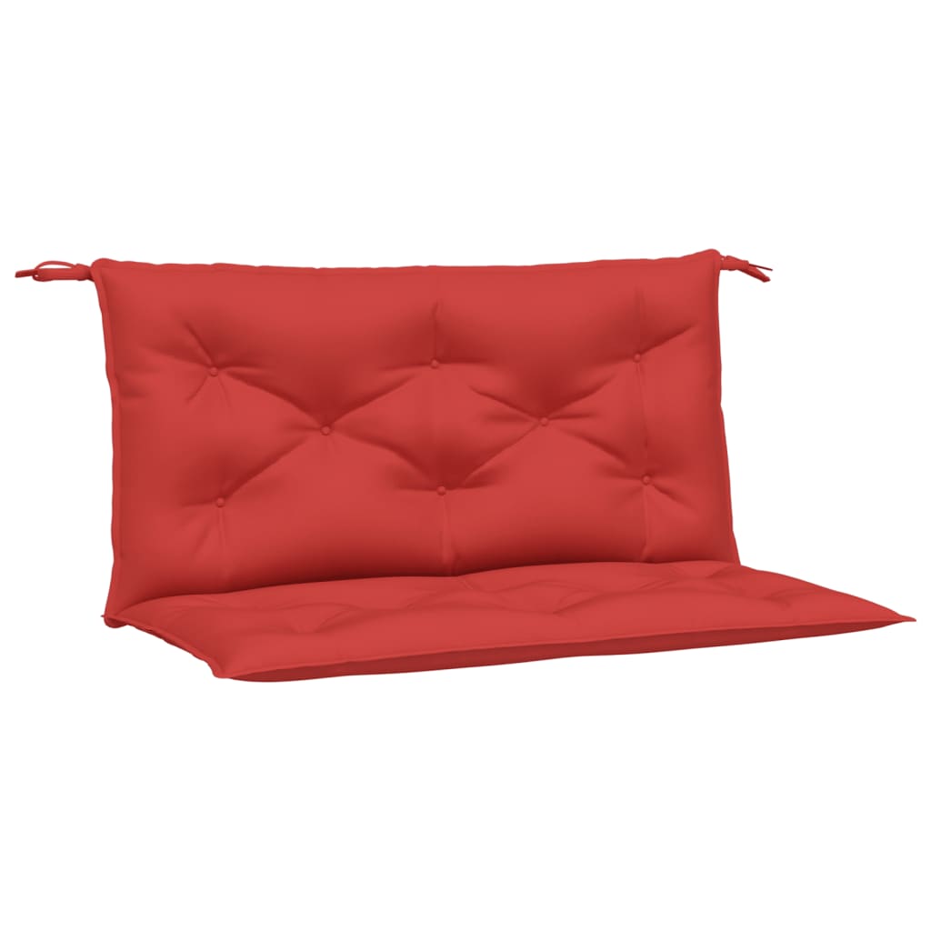 Garden Bench Cushions 2 pcs Red 100x50x7 cm Oxford Fabric