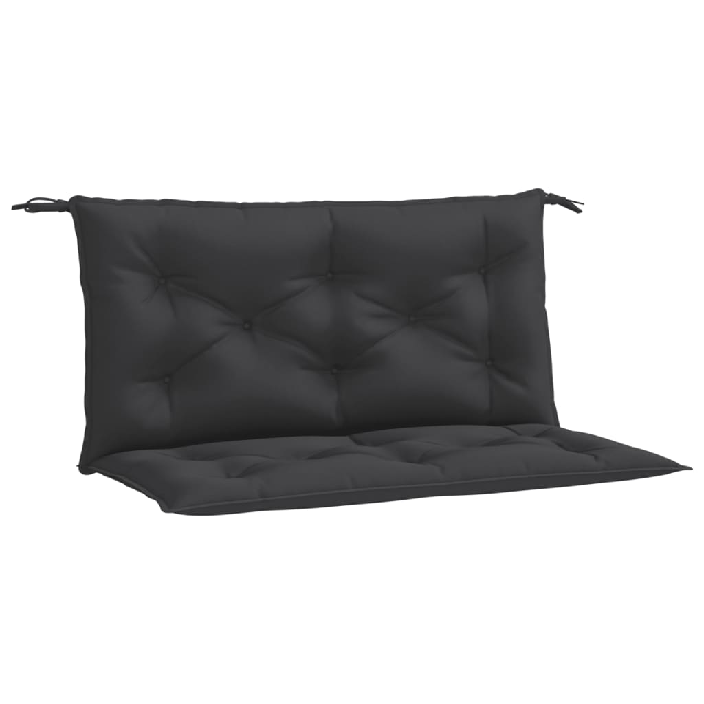 Garden Bench Cushions 2 pcs Black 100x50x7 cm Oxford Fabric