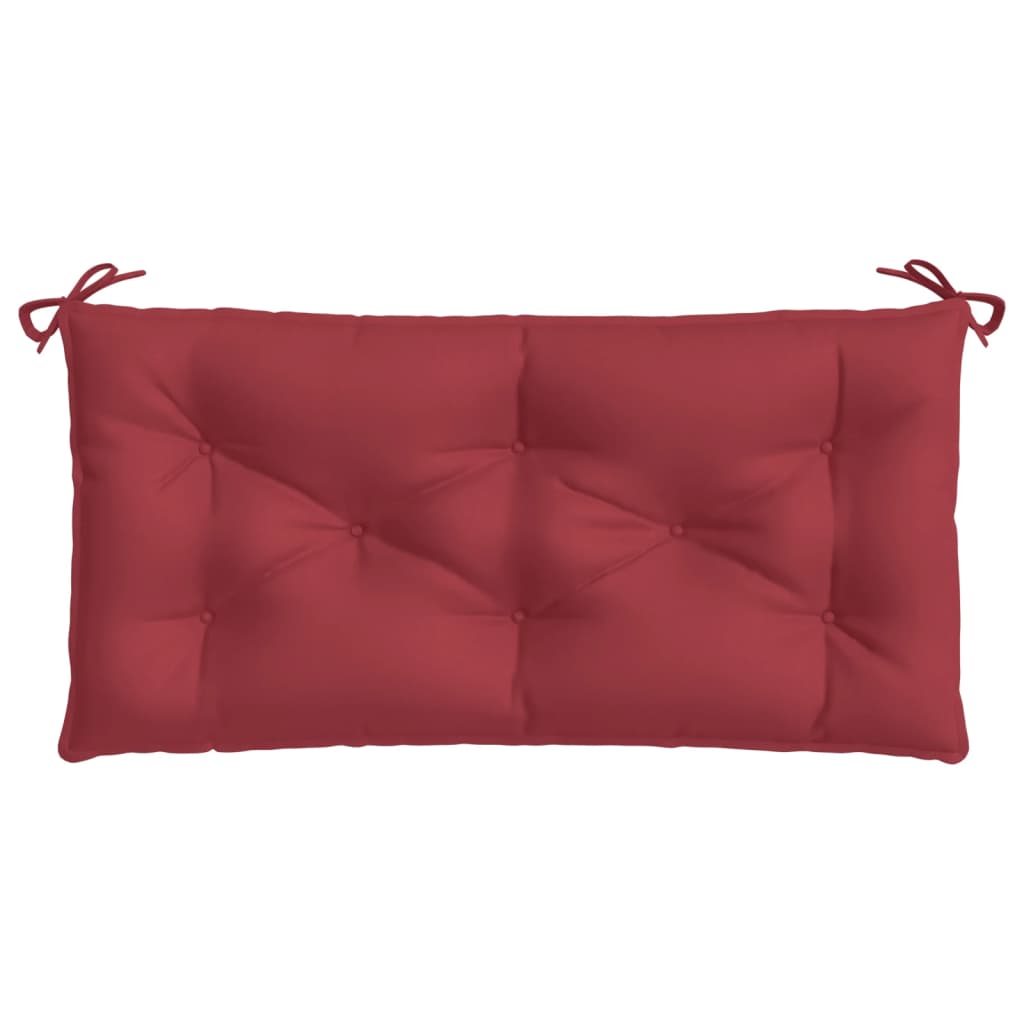 Garden Bench Cushions 2 pcs. Wine Red 100x50x7 cm Oxford Fabric