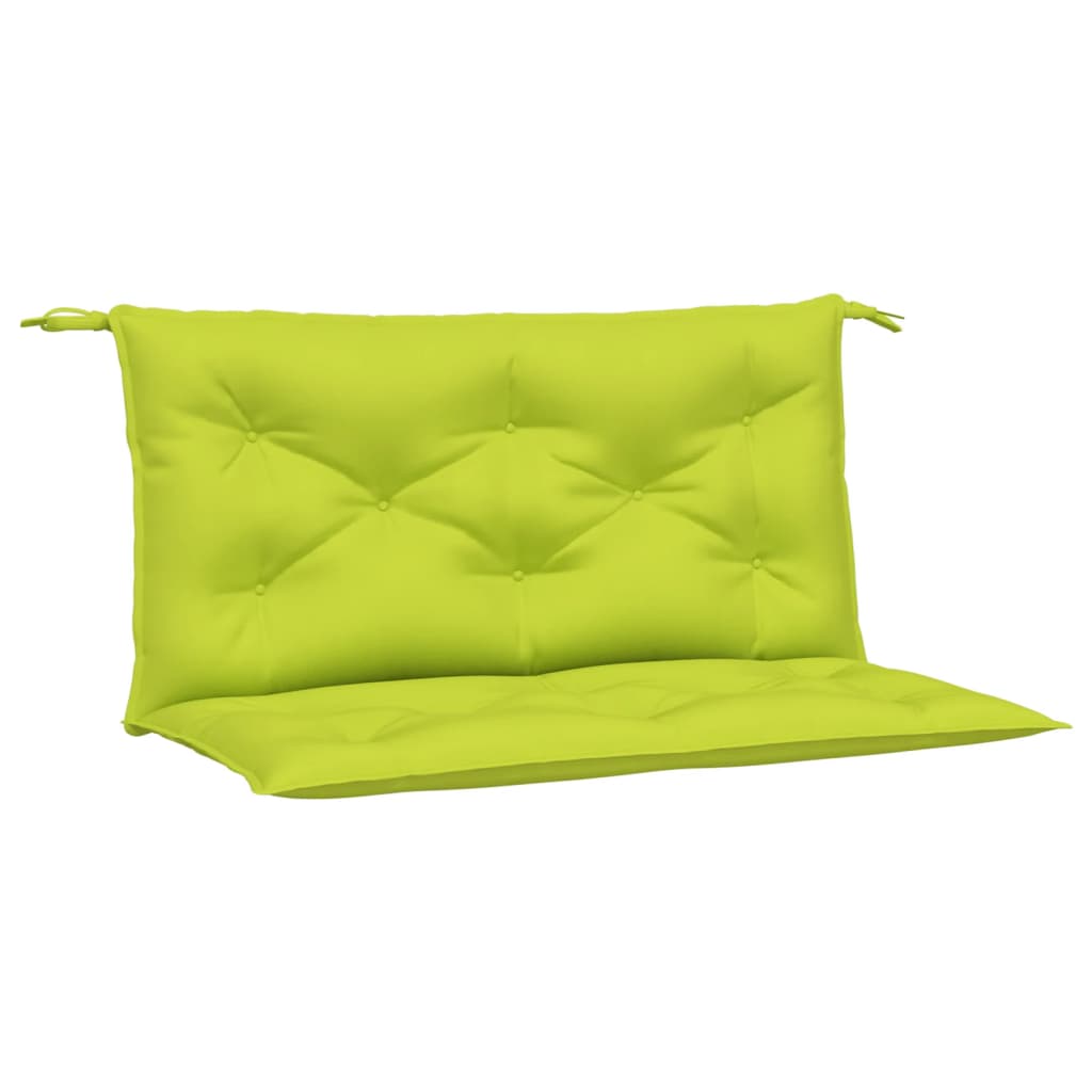 Garden Bench Cushions 2 pcs Bright Green 100x50x7 cm Oxford Fabric