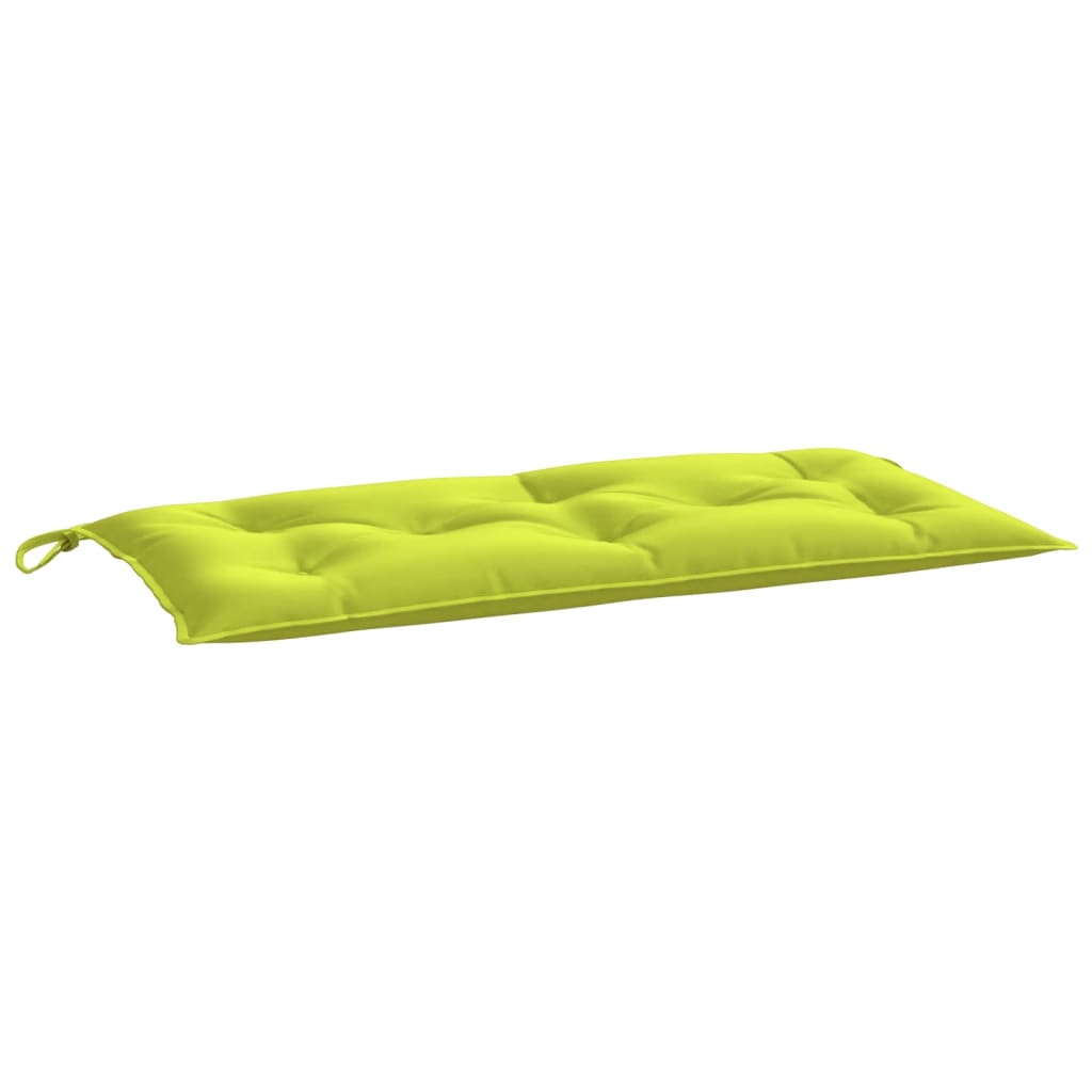 Garden Bench Cushions 2 pcs Bright Green 100x50x7 cm Oxford Fabric