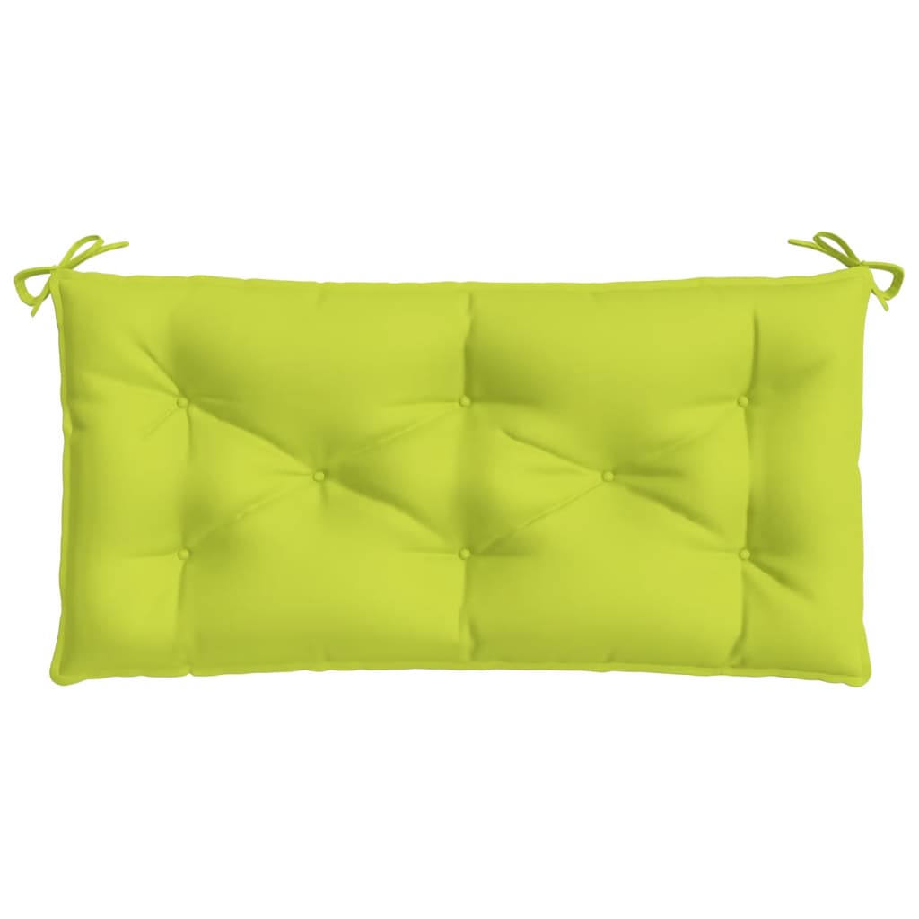 Garden Bench Cushions 2 pcs Bright Green 100x50x7 cm Oxford Fabric