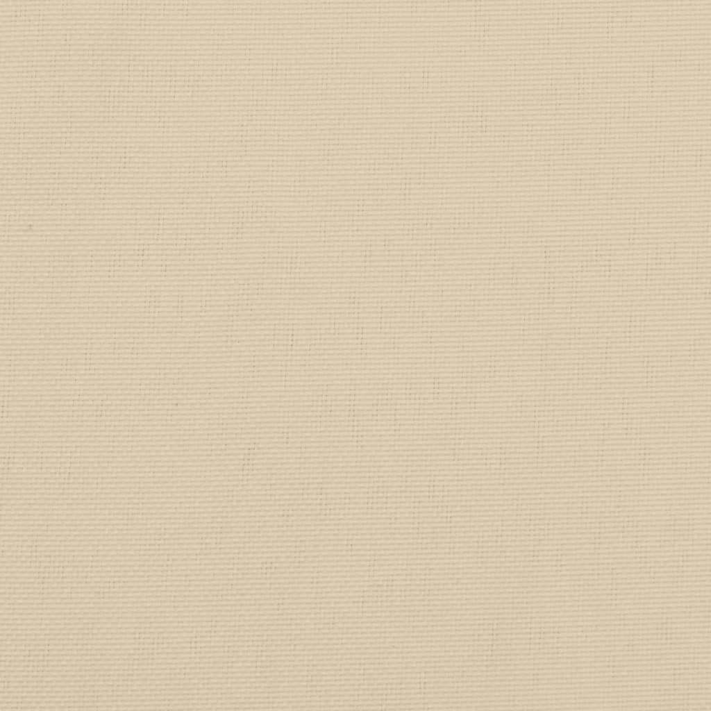 Gartenbank-Auflagen 2 Stk. Beige 120x50x7 cm Oxford-Gewebe