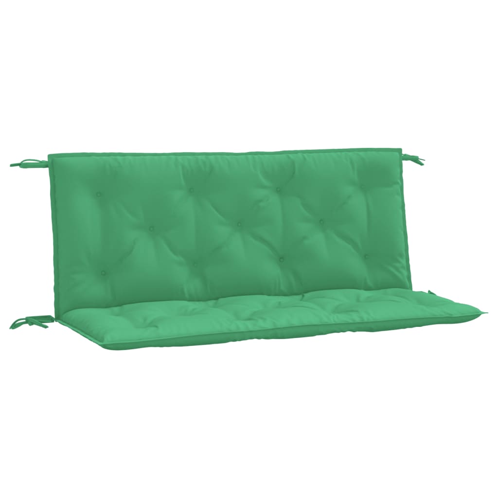 Garden Bench Cushions 2 pcs. Green 120x50x7 cm Oxford Fabric