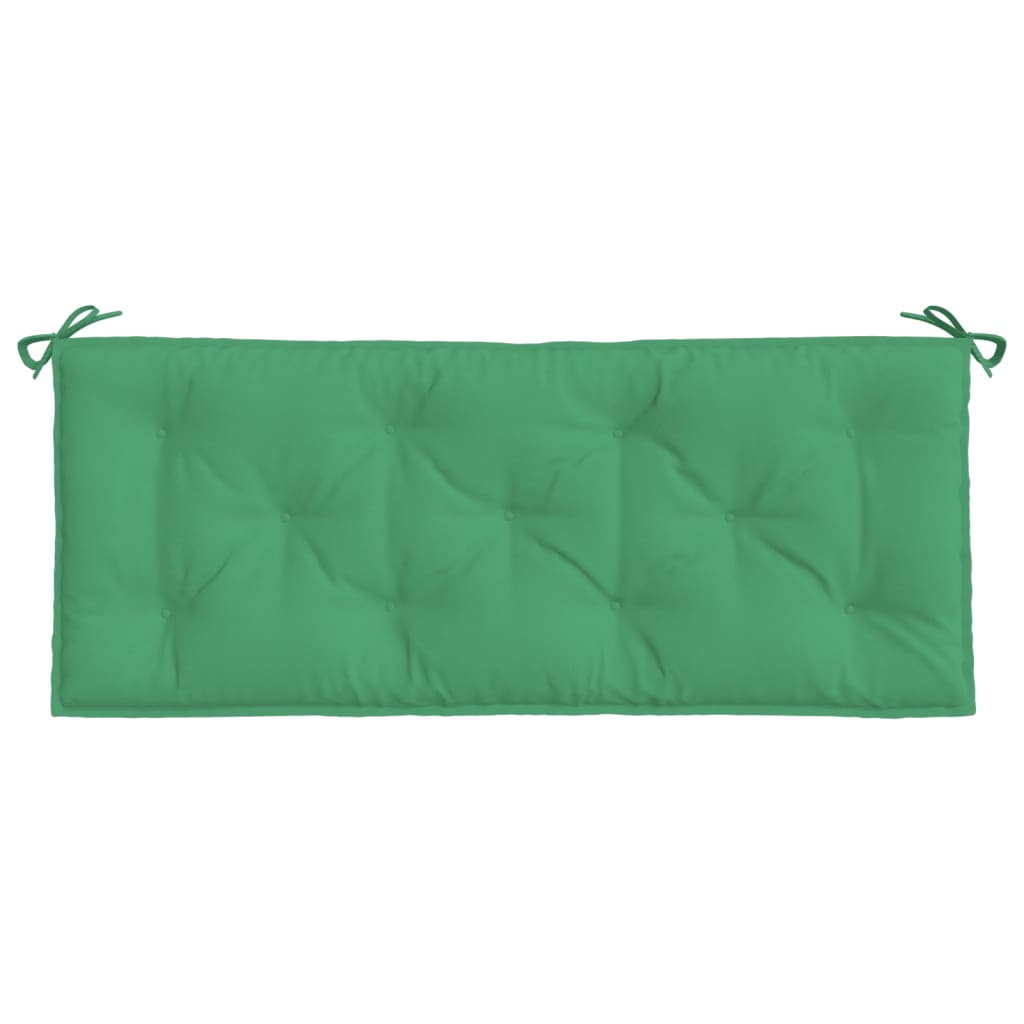 Garden Bench Cushions 2 pcs. Green 120x50x7 cm Oxford Fabric