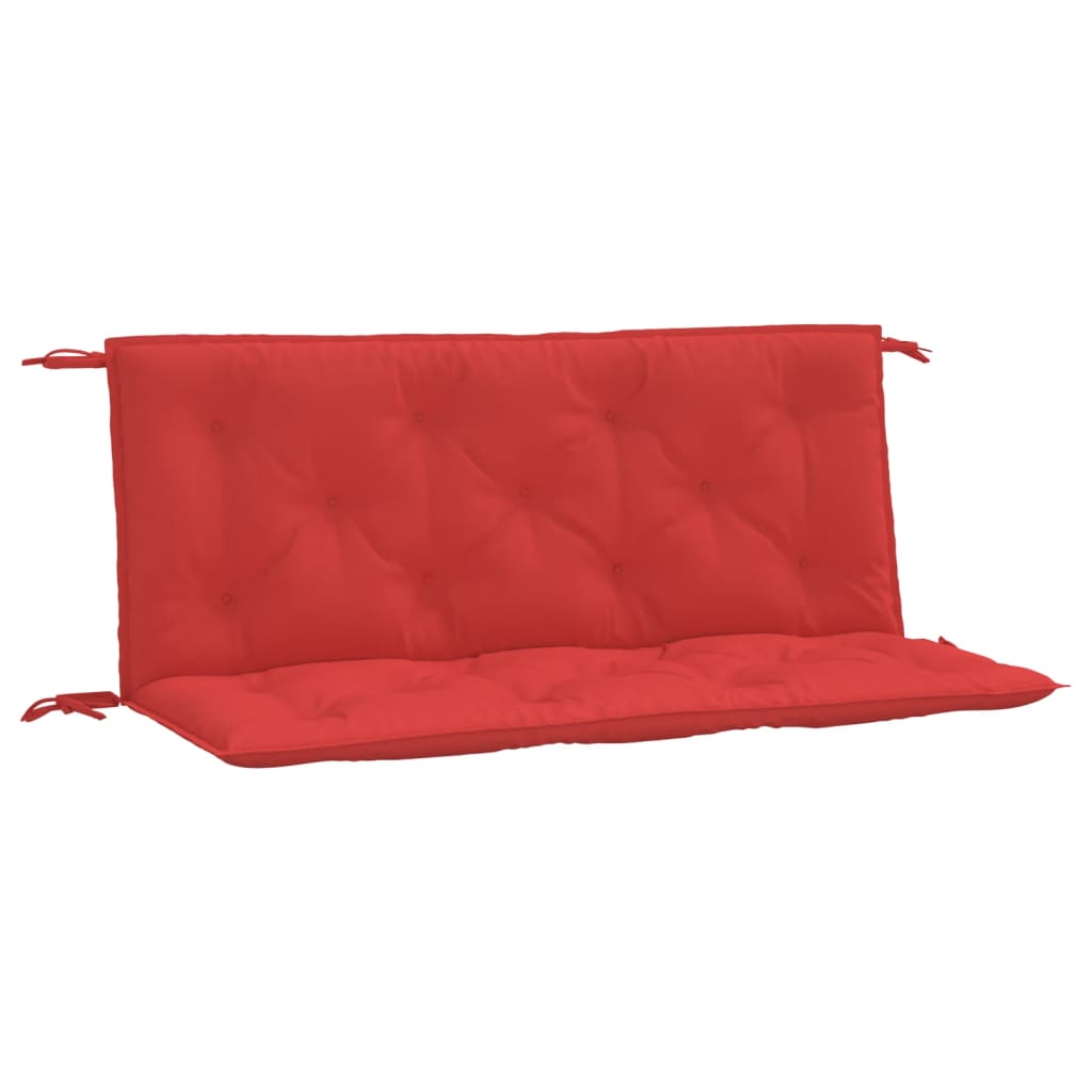 Garden Bench Cushions 2 pcs. Red 120x50x7 cm Oxford Fabric
