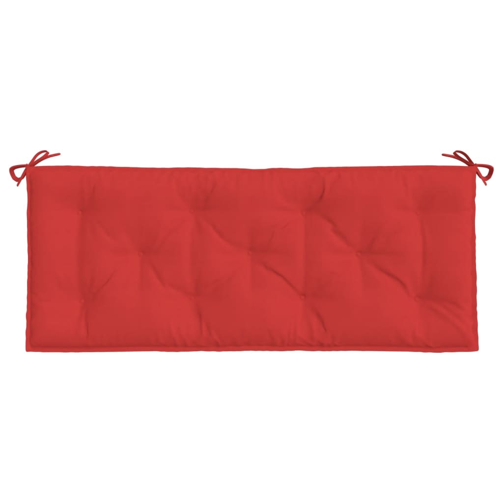 Garden Bench Cushions 2 pcs. Red 120x50x7 cm Oxford Fabric