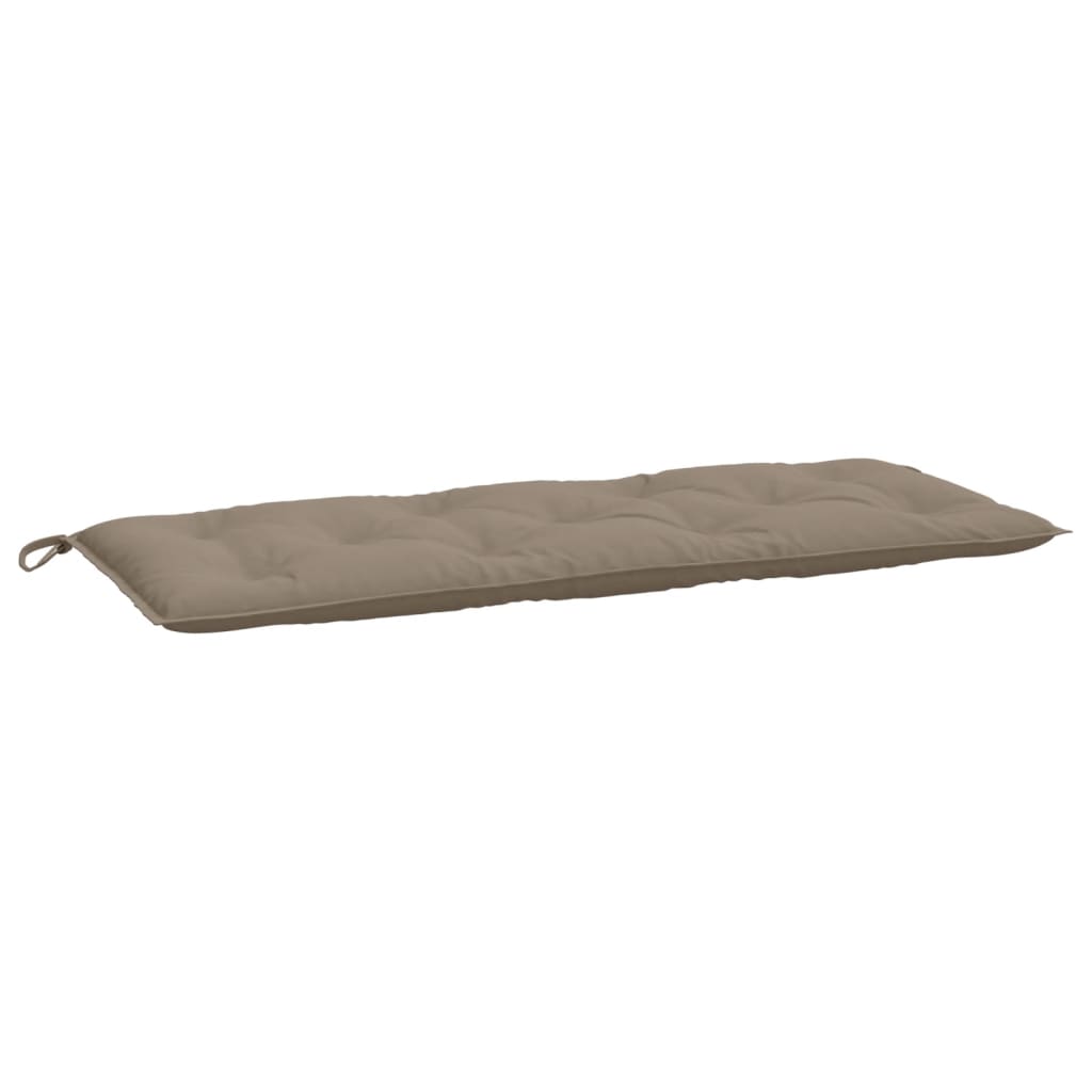 Garden Bench Cushions 2 pcs. Taupe 120x50x7 cm Oxford Fabric