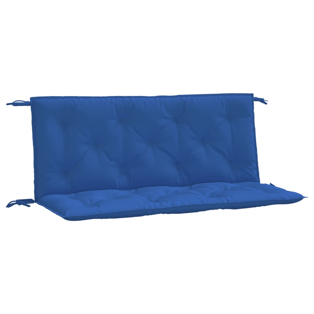Garden bench cushions 2 pcs. blue 120x50x7 cm Oxford fabric