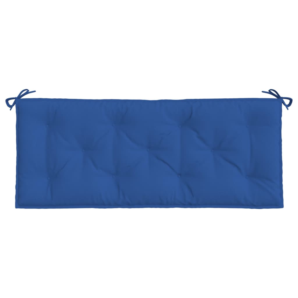 Garden bench cushions 2 pcs. blue 120x50x7 cm Oxford fabric