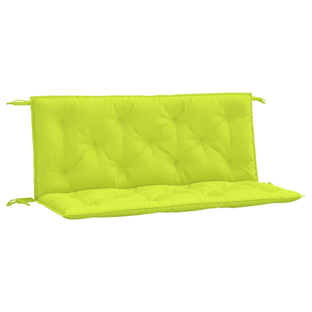 Garden Bench Cushions 2 pcs Light Green 120x50x7 cm Oxford Fabric