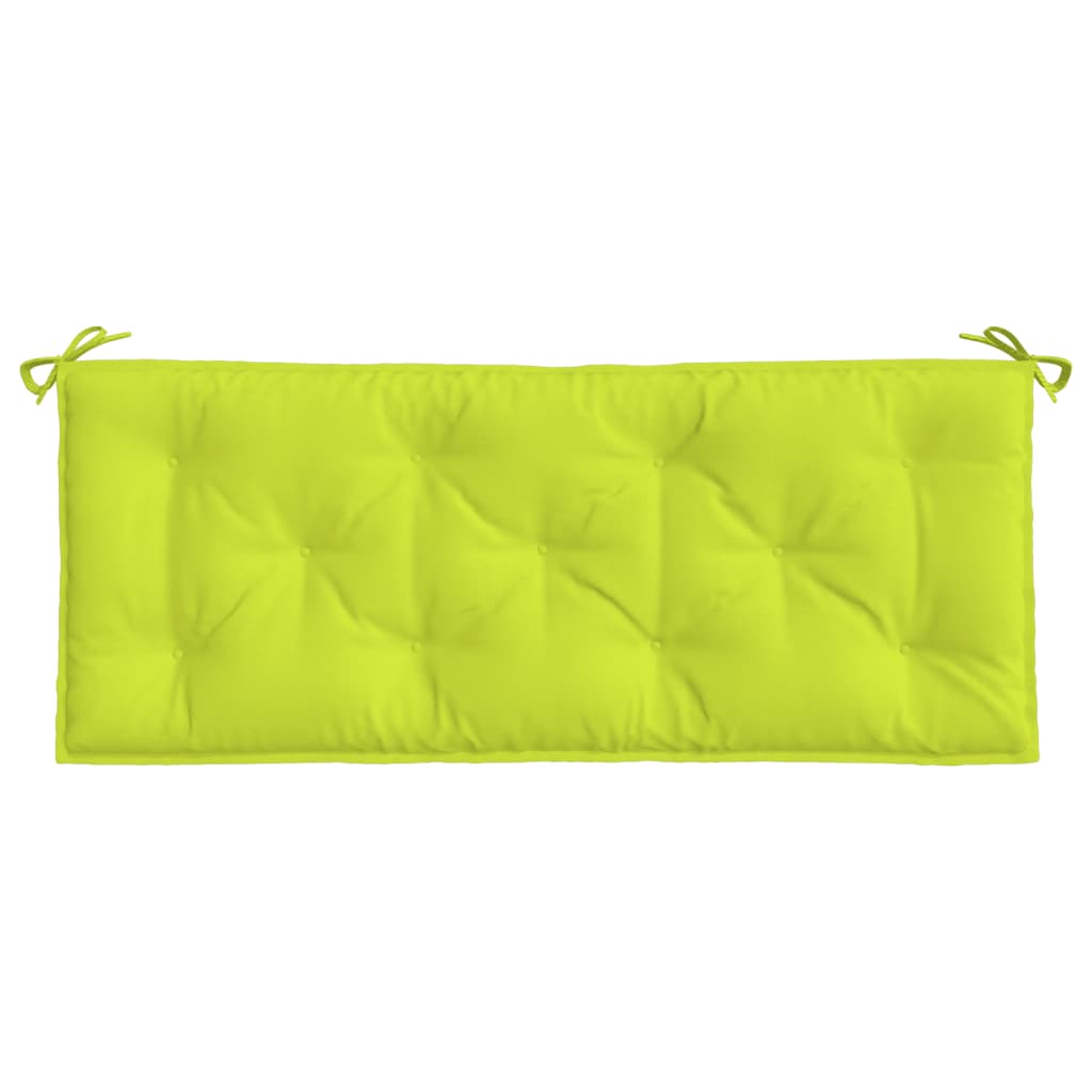 Garden Bench Cushions 2 pcs Light Green 120x50x7 cm Oxford Fabric