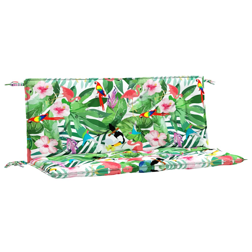 Garden Bench Cushions 2 pcs. Multicoloured 120x50x7 cm Fabric