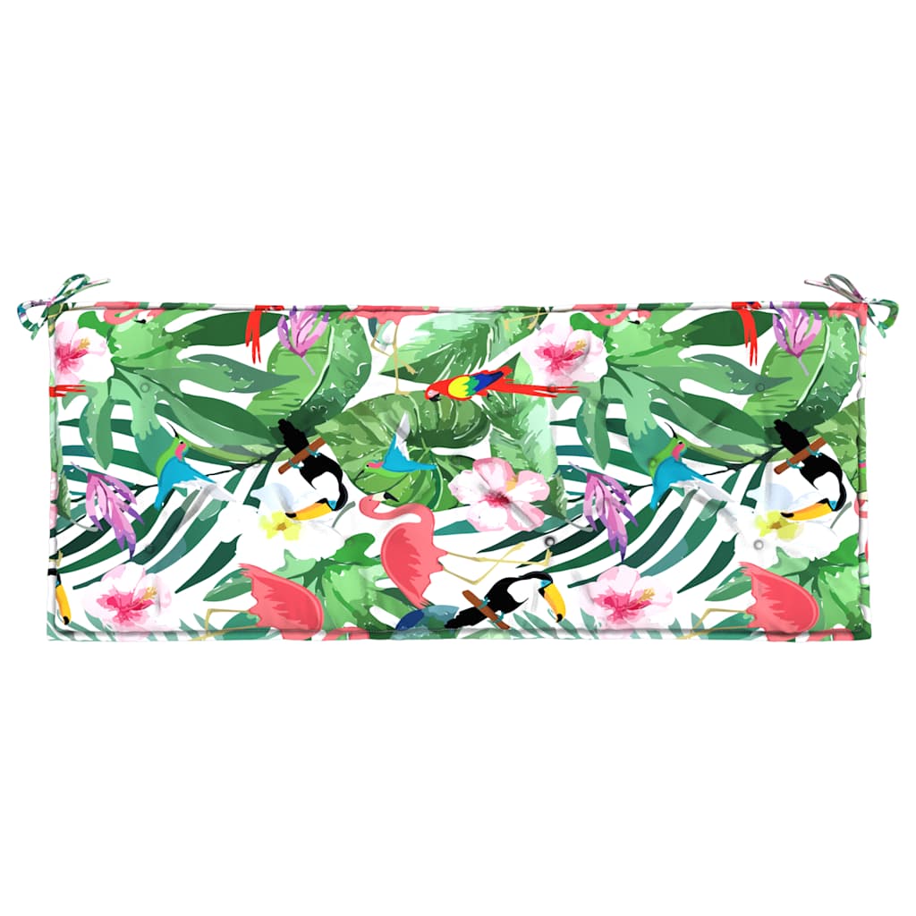 Garden Bench Cushions 2 pcs. Multicoloured 120x50x7 cm Fabric