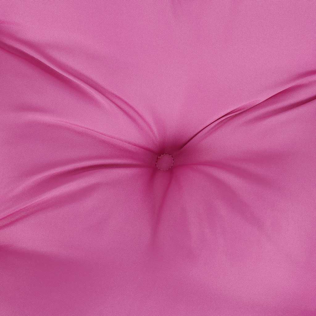 Coussins pour banc de jardin 2 pcs Rose 120x50x7 cm Tissu