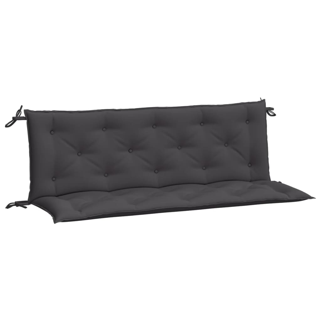 Coussins pour banc de jardin 2 pcs anthracite 150x50x7 cm Tissu Oxford