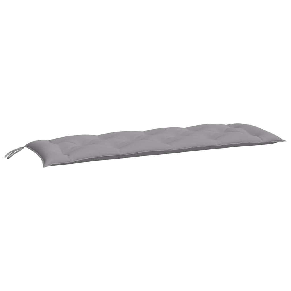 Coussins pour banc de jardin 2 pcs Gris 150x50x7 cm Tissu Oxford