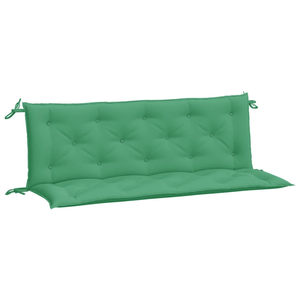 Garden Bench Cushions 2 pcs. Green 150x50x7 cm Oxford Fabric