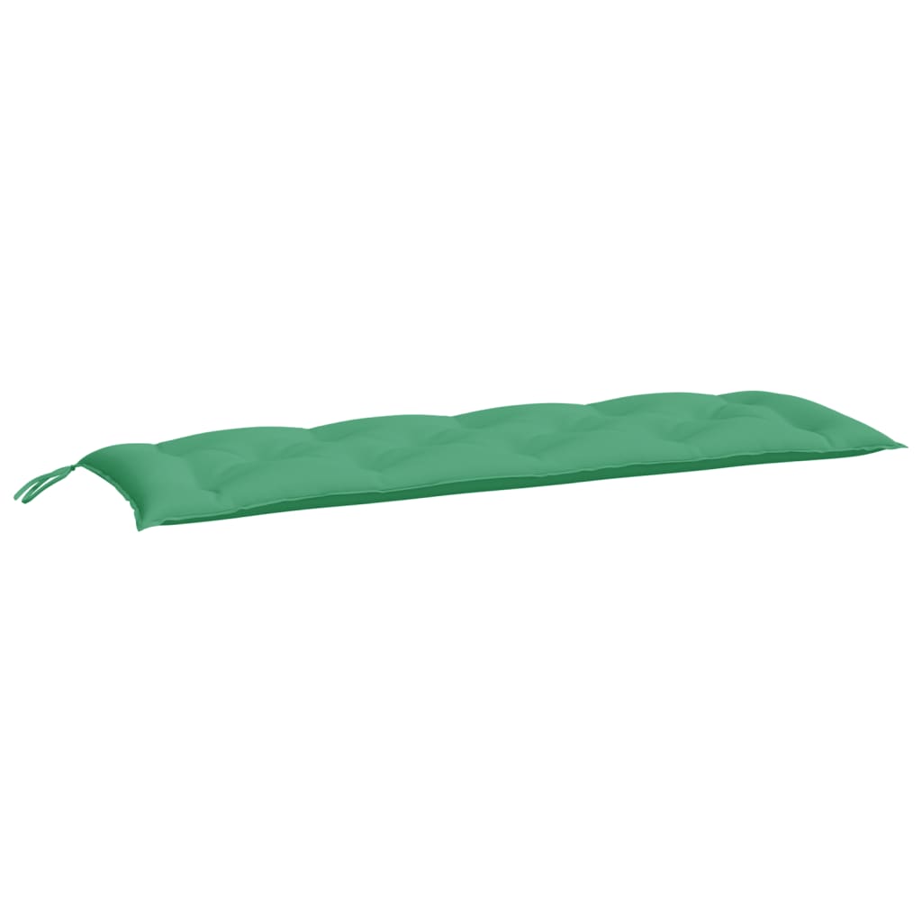 Garden Bench Cushions 2 pcs. Green 150x50x7 cm Oxford Fabric
