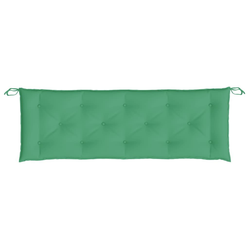 Garden Bench Cushions 2 pcs. Green 150x50x7 cm Oxford Fabric